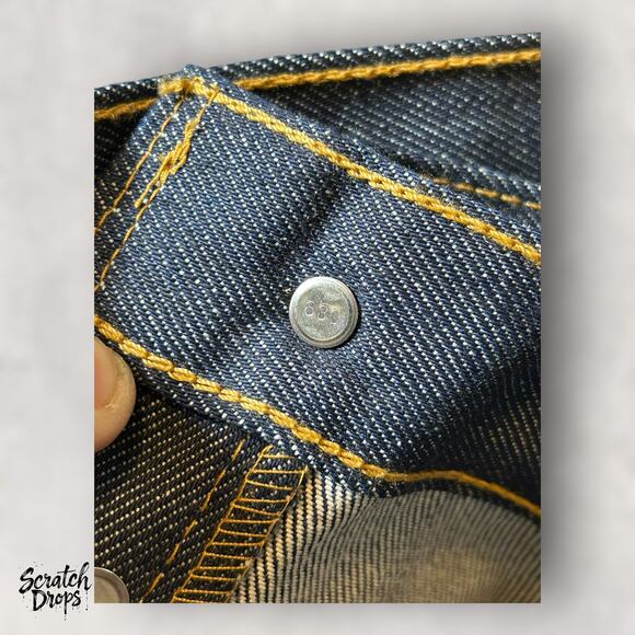 Vintage Levi’s 501xx Shrink-to-Fit Jeans Made In USA W58 L32 501 Deadstock NWT - Picture 6 of 8